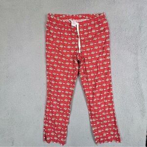 VINEYARD VINES MENS DRAWSTRING PAJAMAS RED CHRISTMAS SIZE M